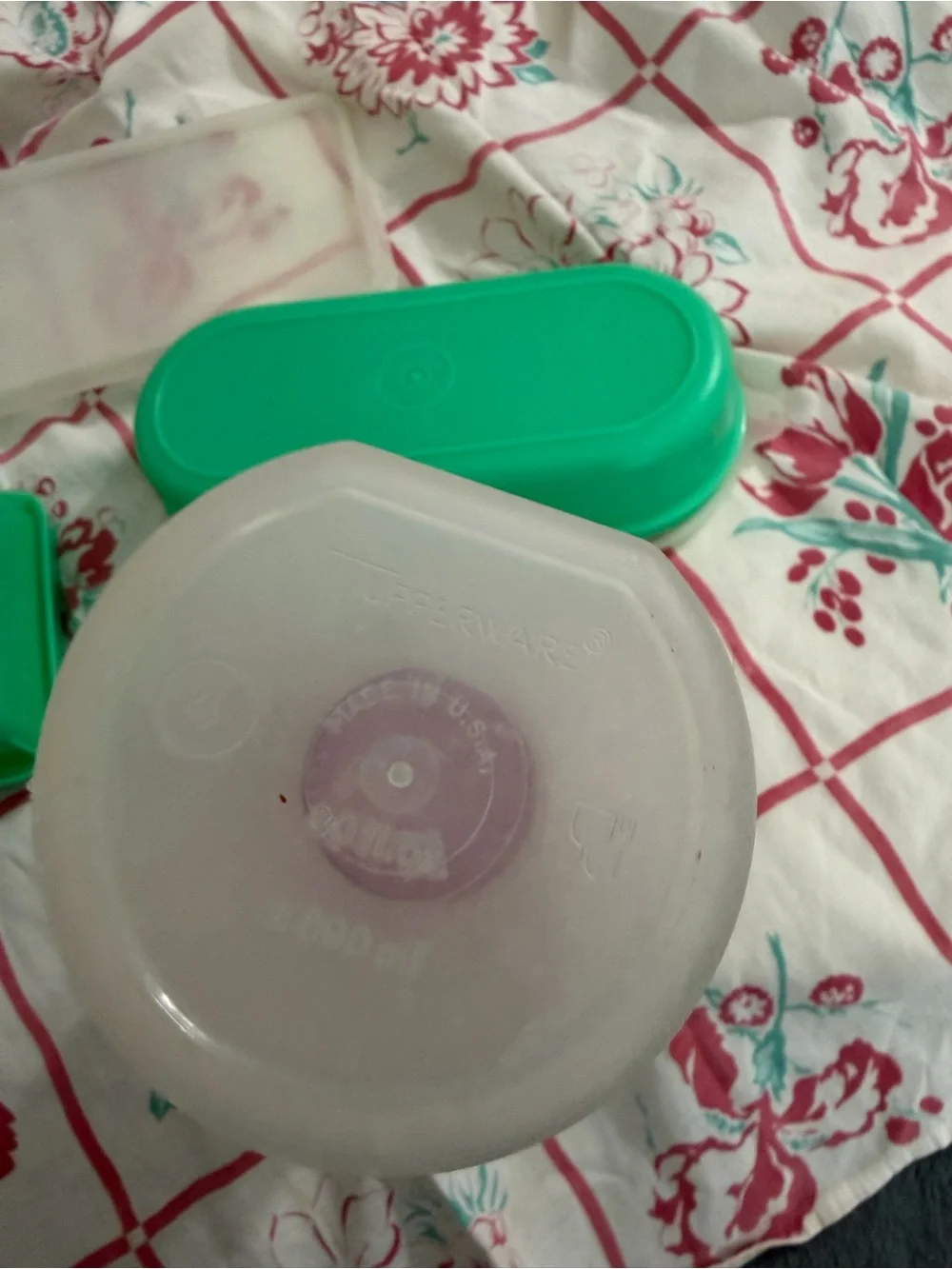 Vintage Tupperware lot of 3